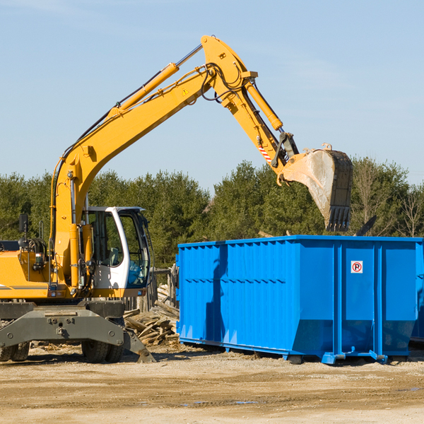 are there any restrictions on where a residential dumpster can be placed in Kingstree South Carolina